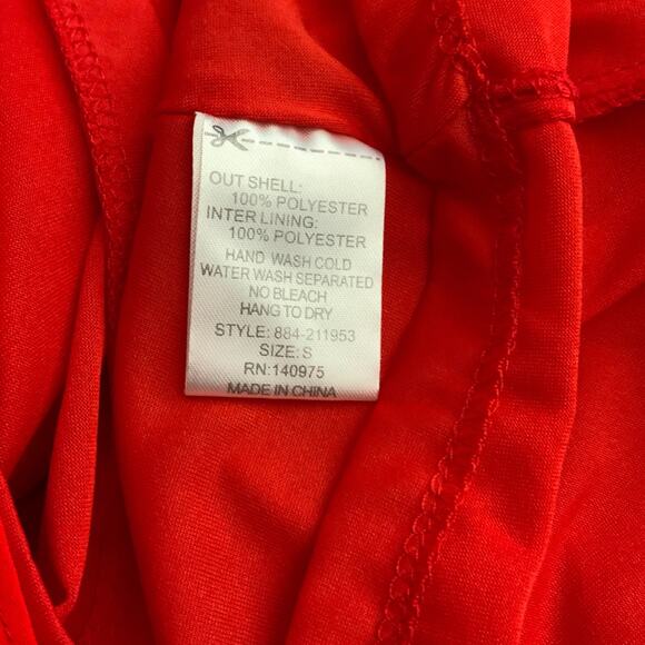 Red Verty Dress - Size Small - Picture 4 of 4